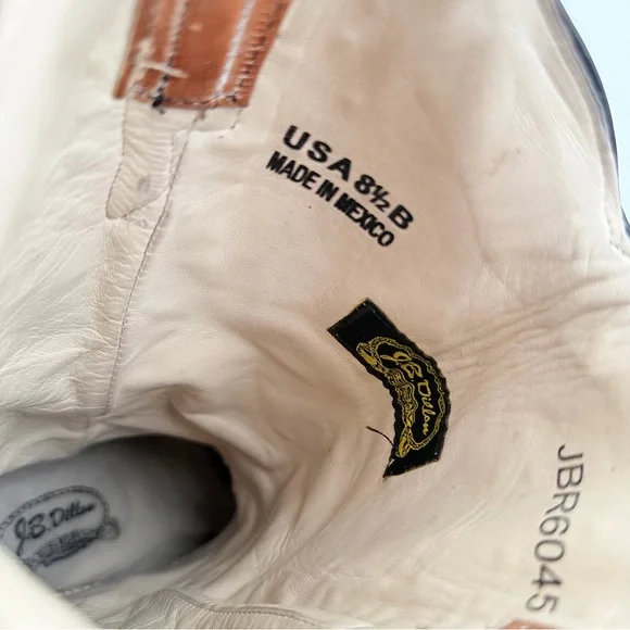 J.B. Dillon Women’s Arrowleaf Snip Toe Western Cowboy Boot | US 8.5 - Picture 8 of 10